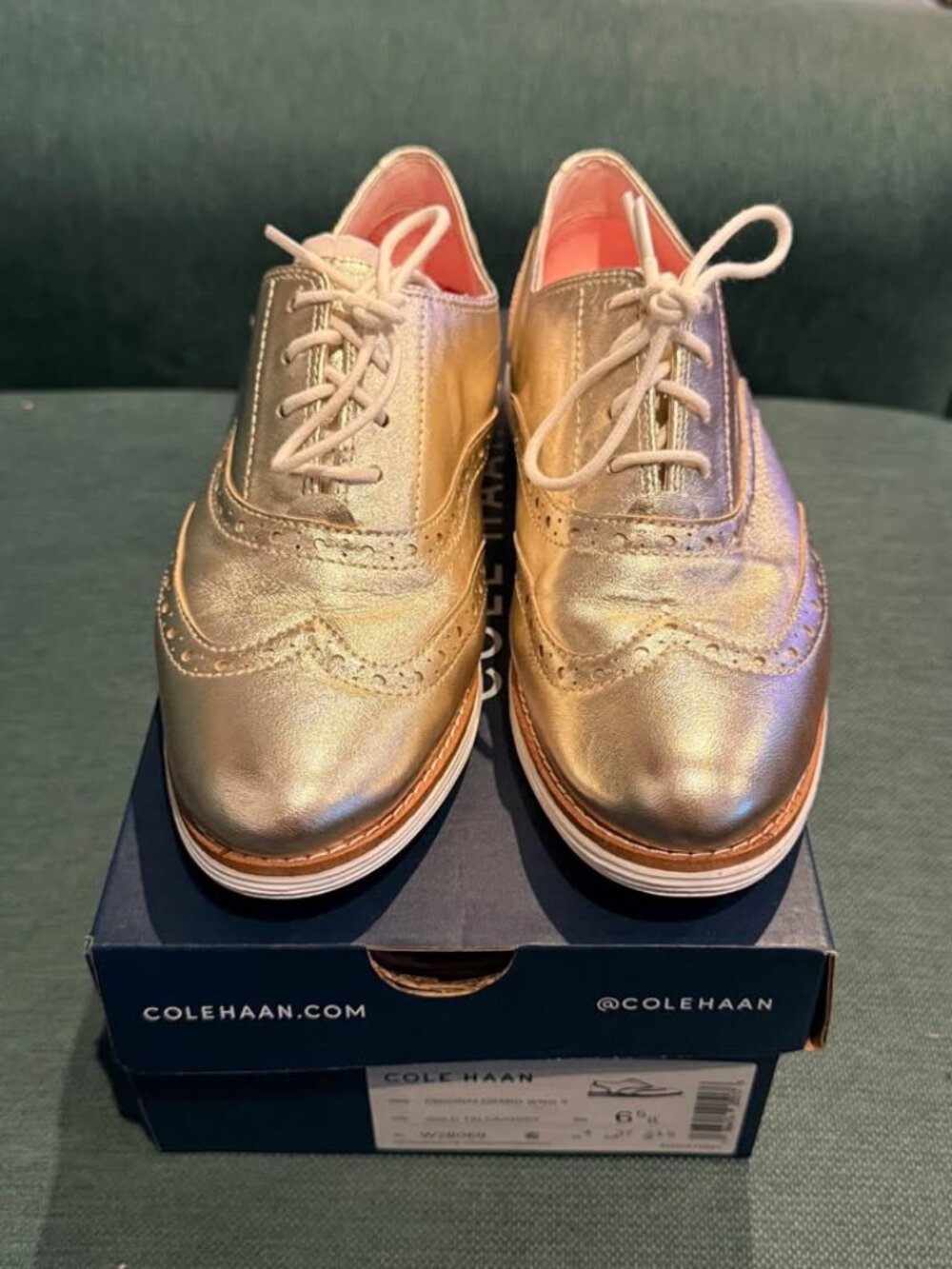 Cole Haan Women's Øriginal Grand Wingtip Oxfords